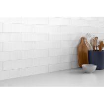 EXPRESS - 3X12, WHITE LINEAR, GLOSSY